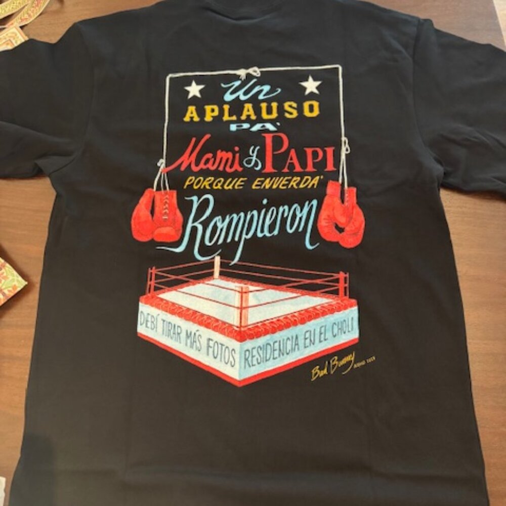 DTMF Black Boxing Tee, Bad Bunny